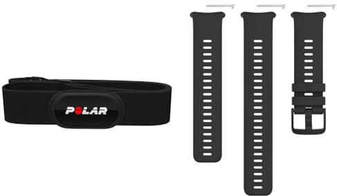 Polar H10 Heart Rate Monitor - ANT +, Bluetooth - Waterproof HR Sensor with Chest Strap - Built-in memory, Software updates - Works with Fitness apps, Cycling computers, Sports and Smart watches