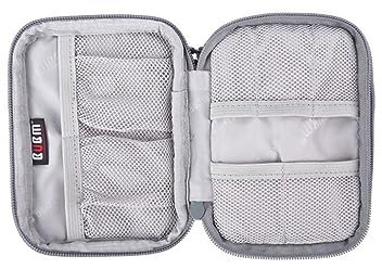 Angoily 1pc Dual-layer Data Cable Organizer Bag Multi-functional Earphone Storage Pouch Portable Sundries Holder for Travel Charger and Accessory Organizer Lightweight and