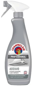 Wintem Sgrassatore Potente per Tutte le Superfici in Acciaio Inox 700ml - Ideale per Proteggere e Lucidare l'Acciaio per Renderlo più Pulito e Resistente - Formulazione Sicura e Igienizzante