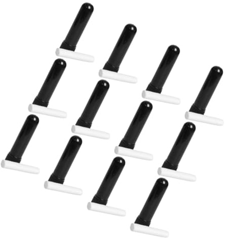 SEWOART 12stücke Nasensticks Für Ätherische Öle Tragbare Nachfüllbare Inhalierstifte Für Aromatherapie Baumwollstäbchen Für Unterwegs Schwarz