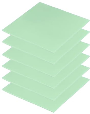 PATIKIL 6 Pack Pads Thermiques 100x100x2mm Pads Thermiques Vert | froid Silicone, Pour CPU GPU IC PCIe M.2 2280 SSD NVMe Dissipateur Thermique
