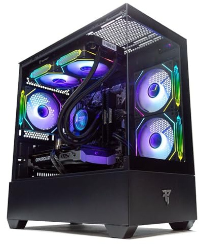 PcCom Ready V2 PC Gaming Ryzen 7 5800X, RTX 5060 Ti 16GB, 32GB RAM, 1TB SSD NVMe, Refrigeración Líquida 240mm, WiFi, PC Gamer Alto Rendimiento para Gaming y Streaming
