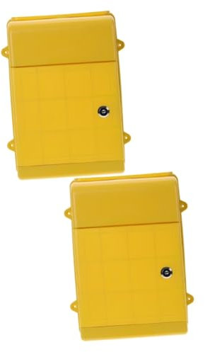 VANZACK 2pcs Box Outdoor Mailbox Wall Mount Weatherproof Lockable Box Suggestion Classic Rural Modern