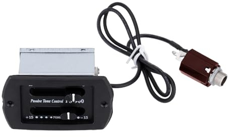Generic Akustikgitarren -Tonabnehmer, Piezo -Pickup Gitarren Pickups mit 6,35 Mm Stecker Akustik Gitarren Passivston und Volumensteuerung EQ Equizer Preamp Verstärker Piezo Tuner