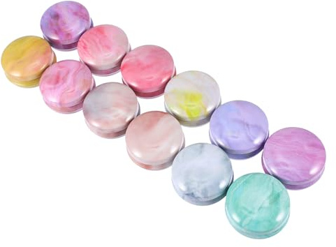 MUELODSIC 12 Piezas Recipientes Redondos Vintage para Velas Envases de Lata para Manualidades y Frascos Prácticos para Hacer Velas Aromáticas y Almacenar Cosméticos Perfectos para Regalos y
