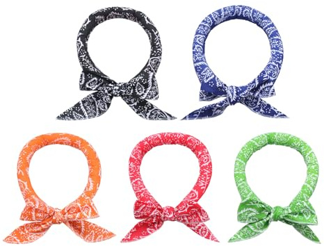Set Of 5 Dog Collar Cooling Neck Wrap For Summertime Heat Reusable Supplies Ice Pet Cooling Collar