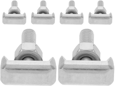NIYANGLE Juego de 6 Pernos en T de Acero Inoxidable para Bornes de Batería de Coche, Tornillos de Terminales Resistentes y Kit de Accesorios para Repuesto Automotriz, Fijación Segura
