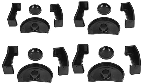 Risegun Vise Pad Soft Rubber Protector Cover Skid Proof Accessory Tool Kit 4 Sets for Small Vice Parallel Jaw Vice Table Vice Rubber Material