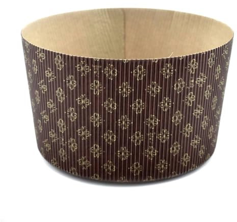 Erre4M Panettenform aus Papier, erhältlich in 3 Größen, Set mit 5 Stück (750 g)