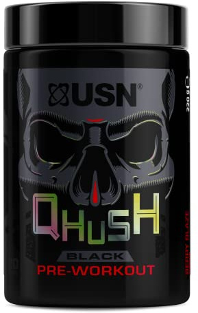 Qhush Black Berry Blaze Pre Workout 220G: Explosive Energy Drink Powder—High Caffeine Energy Supplement With Vitamin B6 Complex For Focus And Performance