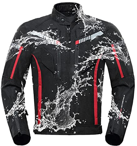 Hcclijo Wasserdichte Winter Kältefest Motocross Jacke Motorrad Winddicht Reitbekleidung Schutzausrüstung