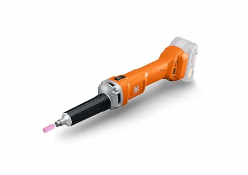 FEIN | Amoladora recta a batería AGSZ 18-90 LBL AS, 18V, resistente al polvo y de gran potencia, para trabajos de desbaste y pulido, Motor FEIN Brushless, Compatible con baterías AMPSHare 18V