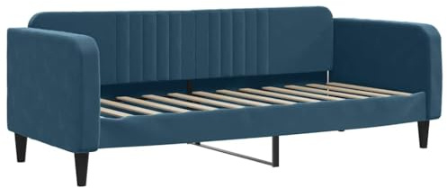 vidaXL Dagbädd blå 80x200 cm sammet