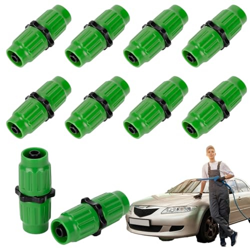 Kustimantu Flexibler Schlauch Reparatur-Set | Schnellverbinder Für Wasserschläuche,Set Mit 10 Gartenschlauch-Anschlüssen, Bewässerungsanlagen-Reparaturzubehör & Zubehör Für Haustierwäsche
