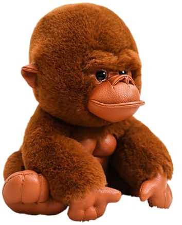 Doll Toy-7,87 Zoll Hyperrealistische Affenplüsch, weich gefüllte Tierfigur, lebensechter Umarmungskissen, dekoratives Plüsch | Emotionale Unterstützung süßes Geschenk Kinder Erwachsene für Sch