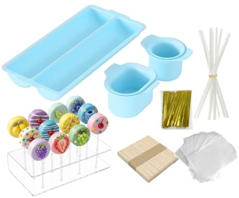 Cake Pop Utstickare Bakningsutrustning Med Dubbel Bricka För Bakning | Cake Pop-Skivform För Bakning För Efterrätter Bakning Sötsaker Choklad Hemmabruk Kalas Bröllopsfest Födelsedagskalas