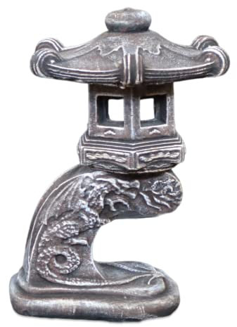 gartendekoparadies.de Massiccia lanterna giapponese in pietra rankei, resistente al gelo (multicolore)