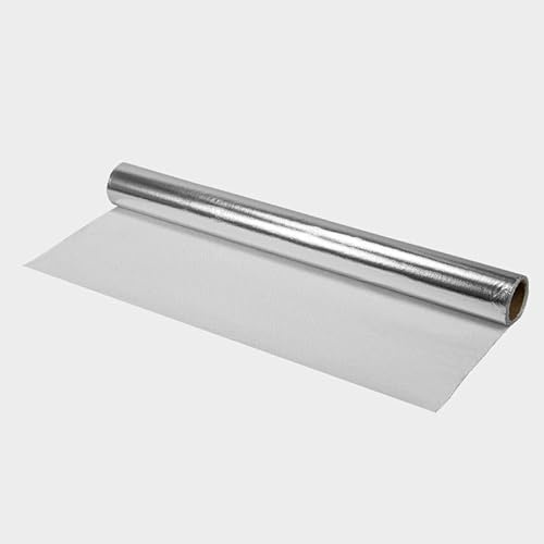 Balconi Performance - Pannello Isolante Motorsport 100cm x 100cm Anti Calore Scudo Termico in Fibra di Vetro e Alluminio (100X100 (1MT X 1 MT))
