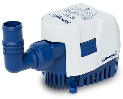 Attwood 5512-7 Pompa di sentina automatica Sahara MK2 1200 GPH 12 Volt