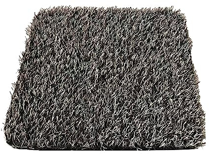 LOOQS Kunstrasen, Grasmatte aus grauem, natürlich realistisch aussehendem Gartenrasen mit hoher Dichte für drinnen und draußen (Size : 2x3.5m)