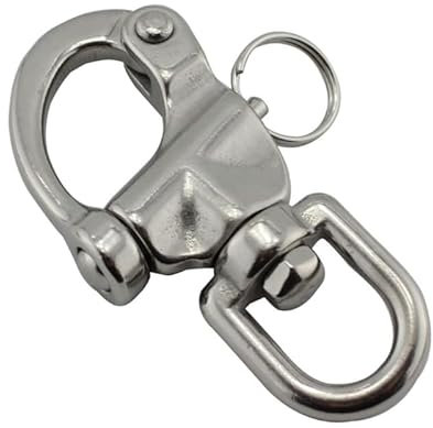 Schäkel Edelstahl Swivel Schäkel Segelfahrten Halyards Schnellverschluss Haken Boote Schäkel Segelboote Hardware Marine Edelstahl 316 Haken