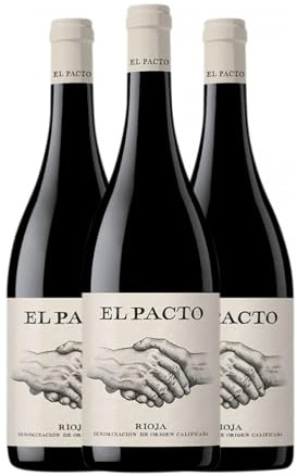 Hacienda López de Haro El Pacto Rioja Crianza 75 cl Vino tinto (Caja de 3 Botellas de 75 cl)