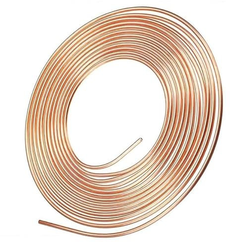 AXILYZE 3/16 Brake Pipe 10m(32.5 Ft), Automotive Replacement Brake Pipe Copper Coated Tubing