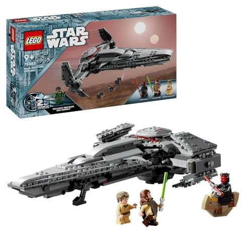 Lego 75383 Dark Maul's Sith Infiltrator 9+ 640 Piezas Juguete de construcción de Nave Espacial para niños