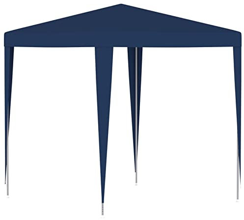 Gecheer Tenda per Feste 2x2 m Blu,Gazebo da Esterno,Parasole,Gazebo Pergola con Telo,Padiglione da Giardino,Tenda per Feste,Gazebo per Barbecue,A48501