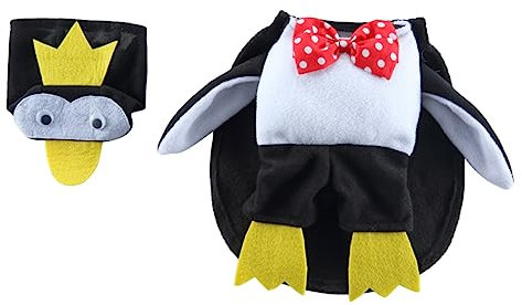 MERRYHAPY 1satz Haustierbekleidung Für Hunde Und Katzen Cosplay Umhang Im Pinguin-Stil Für Halloween-feiern Für Lustige Tierkostüme Und Tieraccessoires