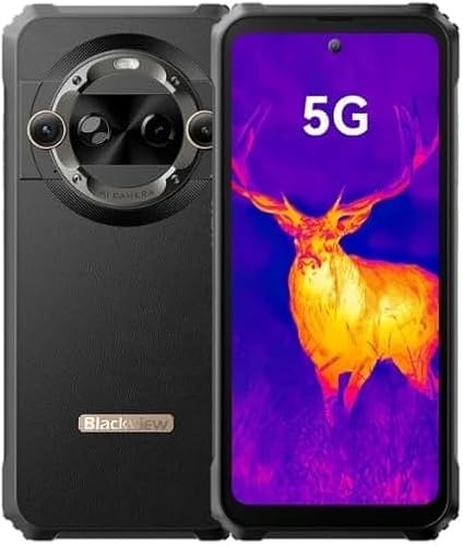 QIEAUY Blackvie BL9000 PRO 5G Rugged Smartphone 6.78'' 24GB+512GB 50MP 8800mAh 120W Android 14 MediaTek Dimensity 8020 5G Cellphone