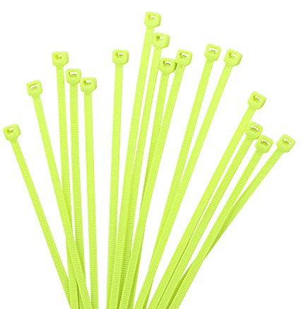 XINGO - 1000 fascette stringicavo in nylon verde mela da 10 cm, con zip autobloccante, resistenza 8,2 kg, fascette piccole per uso interno ed esterno
