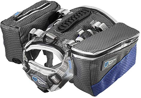 ArmoredTech Adventure Geschirr Multi – Mehrzweck Hunderucksack mit Sattelstaschen für Ausflüge ins Gelände (M - Brustumfang 33-59 cm)