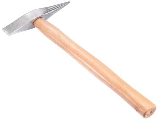 uxcell 10 Oz Welding Chipping Hammer Steel Tack Hammer Electrician's Hammer with Wooden Handle for Removing Repairing