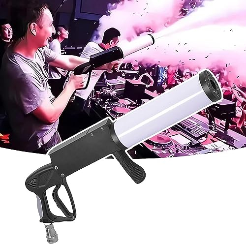 BDXZJ Máquina De Humo De Co2 con 3 Colores De Luces Led, Máquina De Chorro De Co2 con Manguera De Gas De 3 M para Discoteca, Fiesta, Escenario, Boda, Navidad