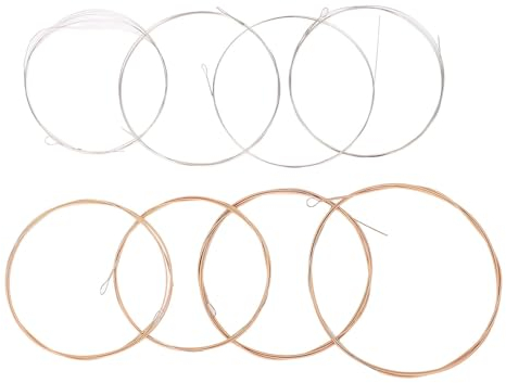 8 Stück Phosphorbronze 8-saitige Mandolinensaiten. Stabile Klangfarbe für Verschiedene Arten und Größen von Mandolinen