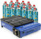 Barbecue à gaz butane Camping Grill Evergrill avec 16 bouteilles de gaz - Barbecue à gaz - Cuisine de camping - Grill de table - Barbecue de table