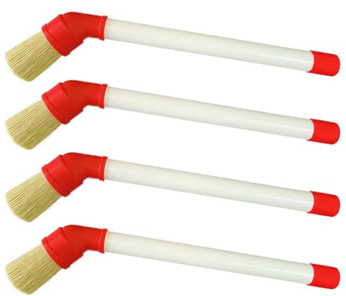 PEMUUOI Tampone applicatore per lubrificante per pneumatici (confezione da 4), manico in plastica da 28 cm e design angolato a 45° per un'applicazione efficiente del lubrificante di montaggio e una