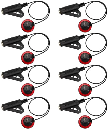 LAPEDASHOP 8Pcs Contact Microphone Piezo Mic Pickup for Guitar Cello Banjo Ukulele Banjo Mandolin