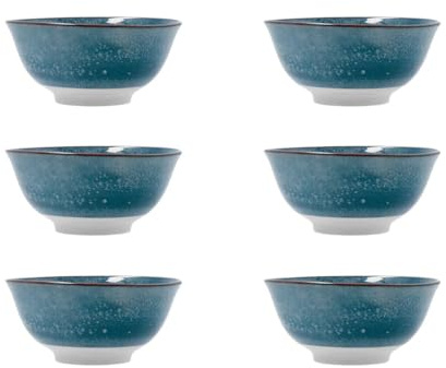 Bidasoa Set de 6 boles Aura de porcelana 15 cm