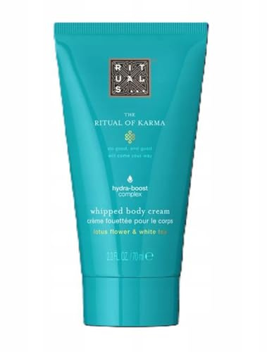 Rituals of Karma Körpercreme mit Lotusblüte und weißem Tee, Hydra-Boost-Formel, 70 ml