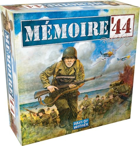 Asmodee - MEMORIA 44 (Refresh 2025) - Gioco da Tavolo, Battaglie Storiche della Seconda Guerra Mondiale con Più di 20 Scenari, Bambini e Adulti, 8 Anni e oltre, 2-4 Giocatori, Francese