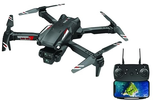Flybotic – Drone Foldable Wifi – Drone Pliable avec Caméra et Retour Vidéo en Direct – Décollage & Atterrissage Automatiques – Vol Stationnaire – RC Débutant Enfant/Adolescent
