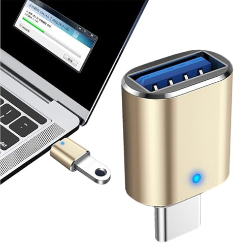 Adattatore da USB a USB C – Adattatore con 3.0, Adattatori da USB a USB Compatibile Adaptador Converter per tastiera, U Disk, Telefono Cellulare, Tablet, Auto