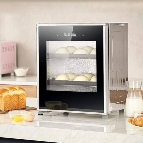 Qiang Machine à Lever La Pâte électrique 40l,Chambre De Pousse Boulangerie,Température Réglable 20 à 50°c,Contrôle Automatique De L'humidité,Fermentation Uniforme,pour Maison