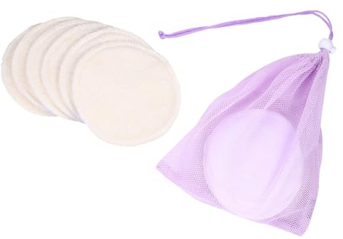 WEKADRIN 6 pièces Lot de Coussinets Allaitement Lavables Anti-galactorrhée Fibres Naturelles Ultra Absorbants et Confortables Protection Fuites pour Mamans Allaitantes