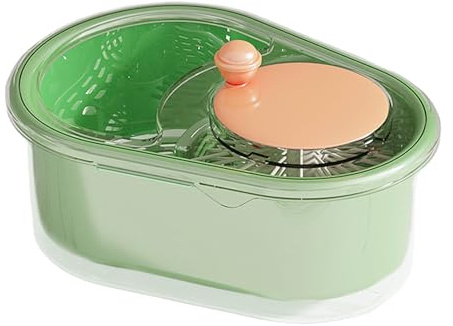 Pulitore Centrifugo Per Frutta - Lavatrice Per Lattuga Con Manovella Manuale | Lavatrice E Centrifuga Per Frutta E Verdura - Per Casa Dormitorio Ristorante Appartamento Aziende Noleggio Campeggio Picn