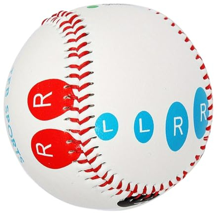 Pitching Grip Aid – Übergroßer Trainings-Baseball, visuelle Fingerpositionsmarkierungen, verbessern Geschwindigkeit und Genauigkeit, meistern verschiedene Pitches | Für junge Sportler Coaching-Übungen