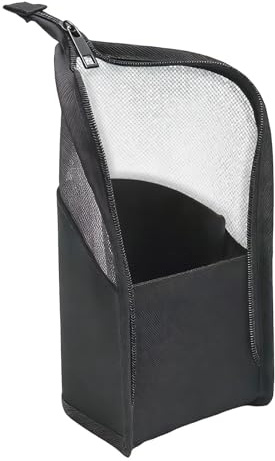 Supporto per pennelli da trucco da viaggio – organizer per cosmetici in piedi, custodia portatile durevole con slot multipli, kit di stoccaggio contenitore per articoli da toeletta | Soluzione Com