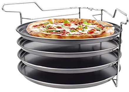 Michelino Pizza bakningsset 5 st. pizzaplåt bakplåt